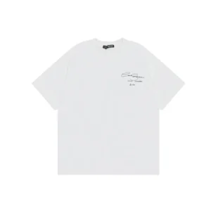 Short-sleeved collection in white